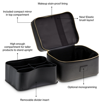 Double-Tier Vanity Case - ecluvia