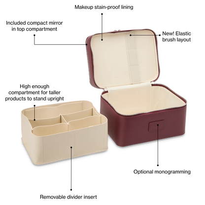 Double-Tier Vanity Case - ecluvia