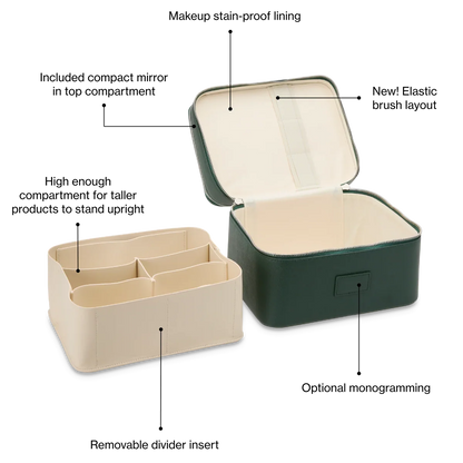 Double-Tier Vanity Case - ecluvia