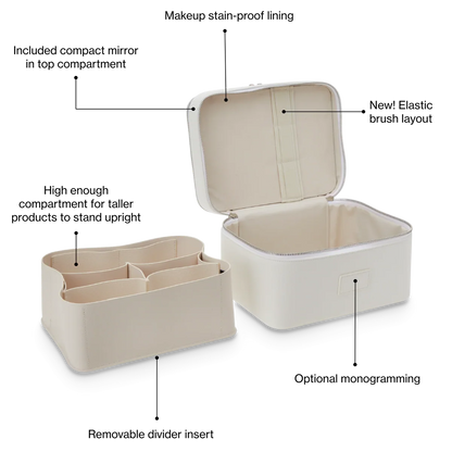 Double-Tier Vanity Case - ecluvia