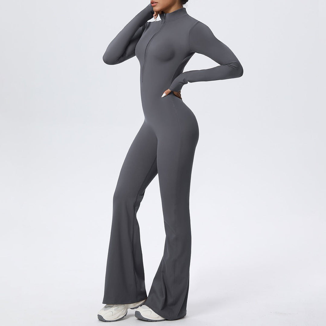 ECLUVIA BEBOT Sculpting Curve Flare Jumpsuit - ECLUVIA