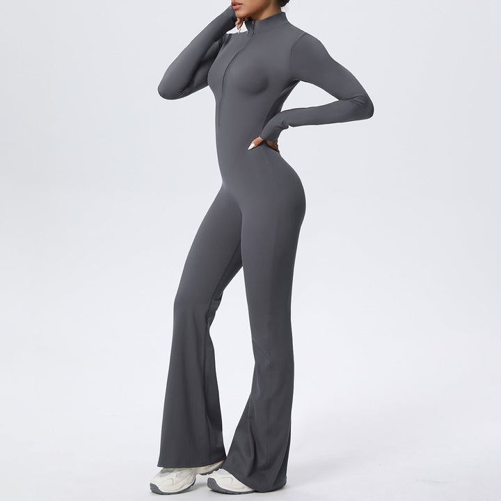 ECLUVIA BEBOT Sculpting Curve Flare Jumpsuit - ECLUVIA